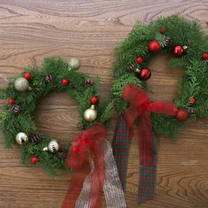 크리스마스 벽장식 인테리어 꾸미기 생화 리스 만들기 DIY 키트 솜씨키트