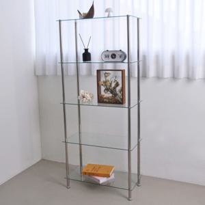 레이 모듈 수납 선반 수납장 5단 거실 유리 장식장