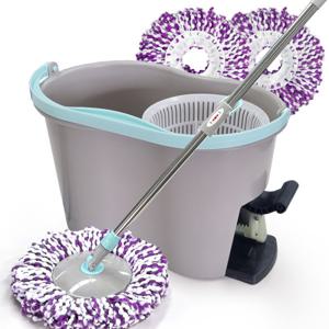 청소앤 튼튼한 통돌이 페달청소기 회전걸레 페달밀대 탈수기