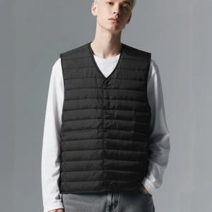 경량 패딩 조끼 누빔 겨울 퀼팅 빅사이즈 V넥 베스트 D510577