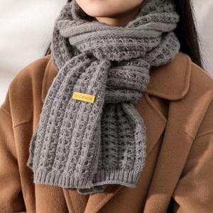 포근한 니트 목도리 남녀공용 겨울 머플러 여성용 남성용 커플 넥워머