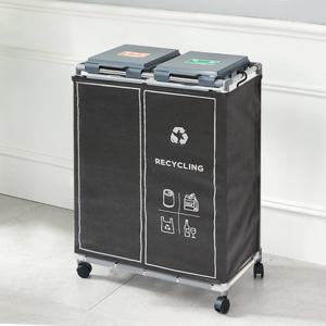 재활용분리수거함 커버세트 / 분리수거대 쓰레기통 재활용 분리수거함 재활용커버 가정용분리수거