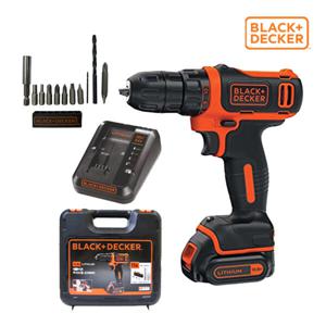 블랙앤데커 BDCDD12K 충전 전동드릴 드라이버 공구 +AA건전지20개