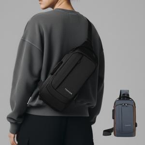 (RFID 차단 카드케이스) 몬트 슬링백 유럽 해외 여행 해킹 도난 방지 가방 여행용 크로스백 CY80602