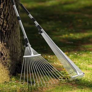 세이프티 3단 접이식 낙엽 축사 농사 스텐 쇠갈퀴 갈쿠리 갈고리