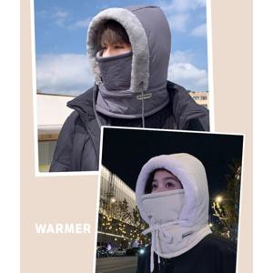 J2K 올인원 후드 넥워머 패딩 혹한기 겨울 모자 바라클라바
