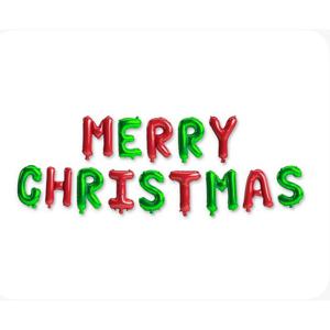 J2K 메리크리스마스 풍선 데코 장식 가랜드 파티 용품 레터링