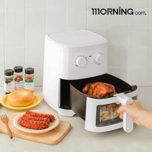 대웅 3D 공기순환 열풍 4L 에어프라이어 분리형 거름망 에어프라이기 튀김기 에어그릴 식품 조리기