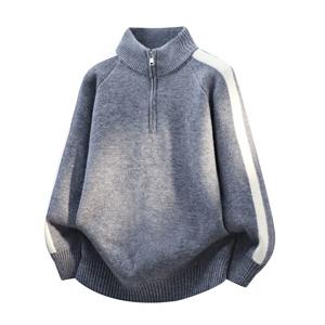 남자 가을 겨울 반폴라 반집업 니트 스웨터 루즈핏 이너 니트