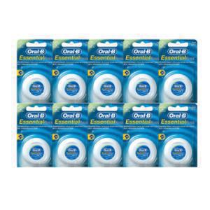 오랄비 왁스 치실 민트향 10개