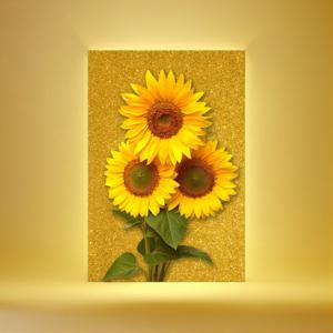 돈들어오는그림 해바라기그림 금전운 재물운 그림 액자 이사 개업 선물