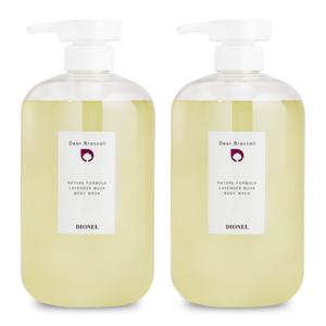 디오넬 향오래가는 노인냄새제거 노네랄 천연 향기좋은 약산성 향수 바디워시 라벤더 머스크 1000ml 2개