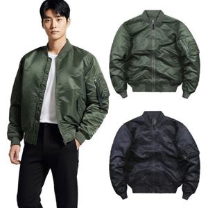 엘마운틴 남자 항공점퍼 빅사이즈 MA-1 남성 가을 겨울 방풍 패딩 블루종 자켓 작업복 잠바 미군 연예인
