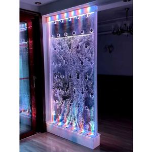 물 파티션 스크린 대형 거실 인테리어 장식 수족관 식당