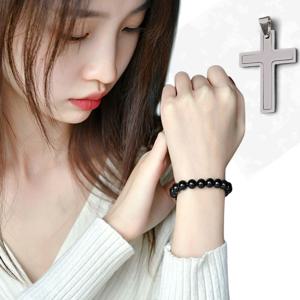 데일리 크로스세트 십자가 목걸이 팔찌 세트 십자가목걸이 팔찌 세트 추가 선물까지