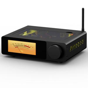 Ampapa D1 TPA3255 하이파이 앰프: 블루투스5.2 디지털 VU 미터 HPF 내장