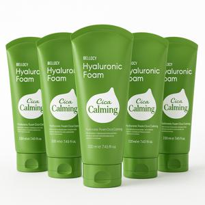벨로코이 히알루론 시카카밍 폼클렌저 220ml 5개 보습+진정 데일리 세안제 올인원 무료배송