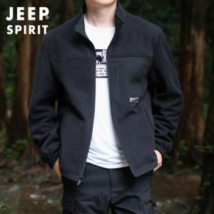 지프 JEEP SPIRIT 봄 가을 남성 스탠드 칼라 양면 캐주얼 집업 리버서블 재킷 8915