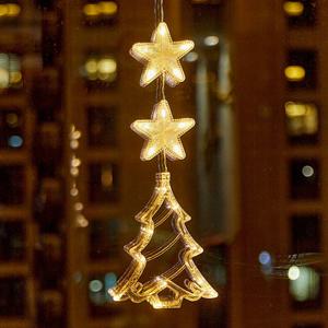 크리스마스 LED 조명 트리 눈꽃 무드등 인테리어 소품  창문장식 1+1 이벤트