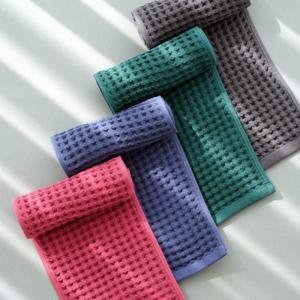 충무타올 국내생산 와플 스포츠타월 / 요가타월 / 감성캠핑타월 10장