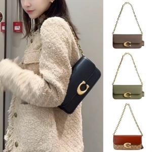 코 치 아이돌 23 크로스 바디 태비 가죽 숄더 백 CP120 CP131