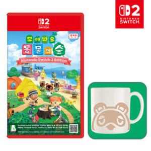 닌텐도 스위치2 모여봐요 동물의 숲 스위치2에디션 예약판매 사은품 머그컵 옵션선택 1월 14일출발