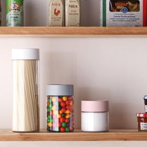 NEW 바른락 깔끔 냉장고 냉동실 원형 보관용기 (그레이)