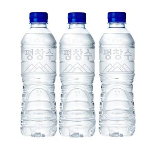 강원 평창수 무라벨 생수 500ml x 80개 안전한 물