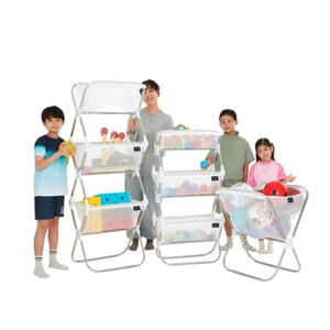 스마트 스토리지 랙 COMPACT WHEELS 어린이집 유치원 장난감 교구 정리 수납 바구니