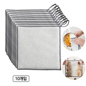 만능 주방 수세미 3겹 빨아쓰는 스펀지 메자닌 은사 수세미 노스크래치 철수세미 20x20cm