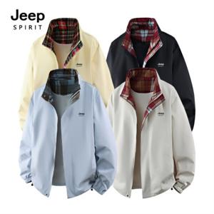 지프스피릿 남녀공용 심플라인 캐주얼 아우터 점퍼 자켓 KP2571