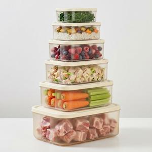 코지키친 밀폐용기 6종세트 / 냉동·보관·전자레인지OK 반찬통