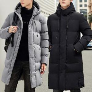 남성 롱패딩 코트 경량 방한 점퍼 미디움핏 정장패딩 겨울용