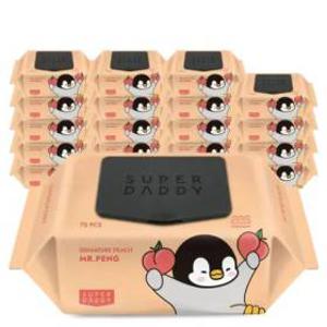 슈퍼대디 민트 아기물티슈 캡형 70매 20입 240734