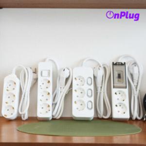 온플러그 KC인증 통합 개별 과부하 고용량 난연 안전 멀티탭 2구 3구 4구 5구 6구