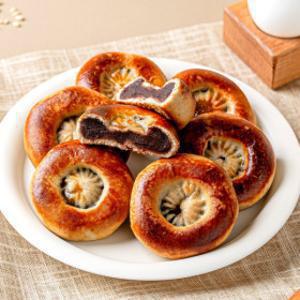 국내산 찰보리 경주빵 (팥앙금) X 40개입 / (당일생산) 경주명물 밀가루없이 담백한 경주빵