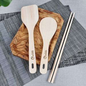 편백 키친툴 나무 조리도구 3종 세트(뒤집개 주걱 튀김젓가락) 3set 구매시 1set 증정 이벤트