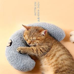 고양이 초승달 베개 쿠션 강아지 U형 반려동물 방석 (2개이상추가할인)