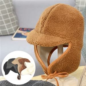 겨울 여성 귀달이모자 뽀글이 귀도리 방한 모자 IY-FLCH34