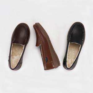 레미록스 여성 방한 슬립온 로퍼 미끄럼 방지 겨울 털신  선물추천