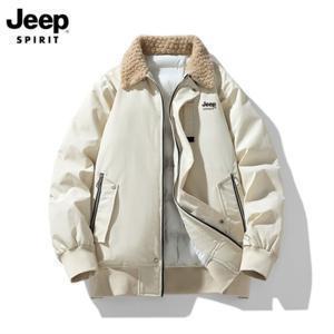 정품 지프스프릿 JEEP SPIRIT 남녀공용 패딩점퍼 패션 캐주얼 단색 방수 파카 AM6288 JK