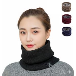 1+1 겨울 남녀공용 융털 넥워머 스카프 기모 목도리 데일리 남자 여자 목토시