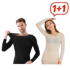 (1+1)슬기로운 내복 생활 여성 남성 겨울 발열 내복 상하 내의 세트 추위를 잊게해주는 슬림 내복 필수템