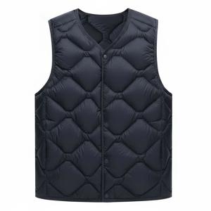 남자 겨울 경량 패딩 조끼 웰론 보온 이너 패딩 조끼 베스트