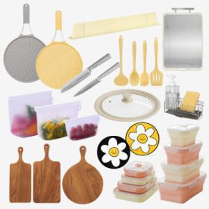 (역마진 한정수량 20%할인)네이쳐리빙 실리콘조리도구 국자 뒤집개 지퍼백 야채다지기 밀폐용기 인덕션매트