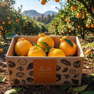 제주 한라봉  고당도 만감류 황제 2kg  소중대과 랜덤 가정용