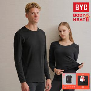 (15+8%쿠폰) BYC보디히트 남성여성 발열내의 상하의 내복세트 히트텍 히트택