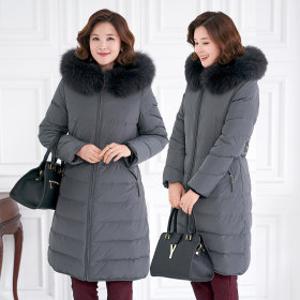 엄마옷 트랜디 구스다운 패딩점퍼 516FGH047 마담/중년여성/빅사이즈/50대/60대