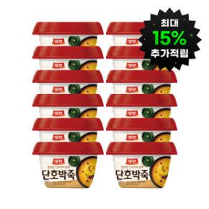 (최대15%적립) 동원 양반 단호박죽 285g 12개
