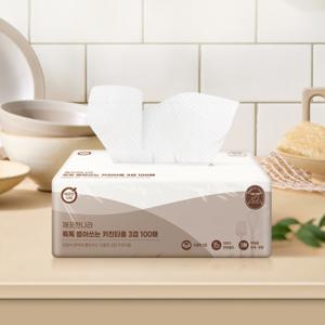 깨끗한나라 키친타올 (+3개이상/개당 500원 추가할인) 뽑아쓰는 100매 10팩